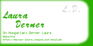 laura derner business card